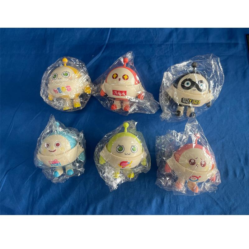 6 шт. Eggy Party Ручная игра Милый Милый Декорация Яичная Скорлупа Модель Кукла Кукла-сюрприз Игрушка-яйцо-скрутка Подарок Счастливые Куклы Фигурка Подарок