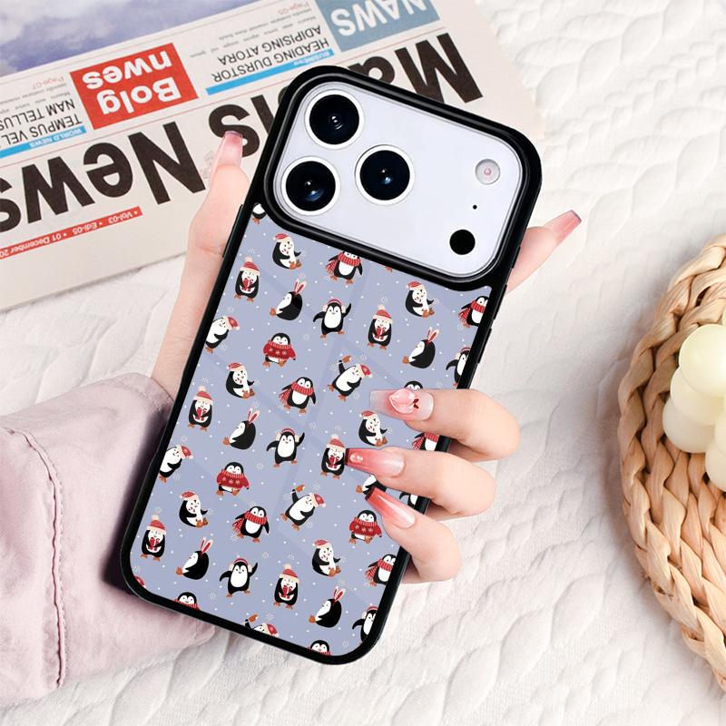 Penguin Phone Case For IPhone 17 16e 15 14 13 12 11 Pro Max Air Mini Soft Protective Cover