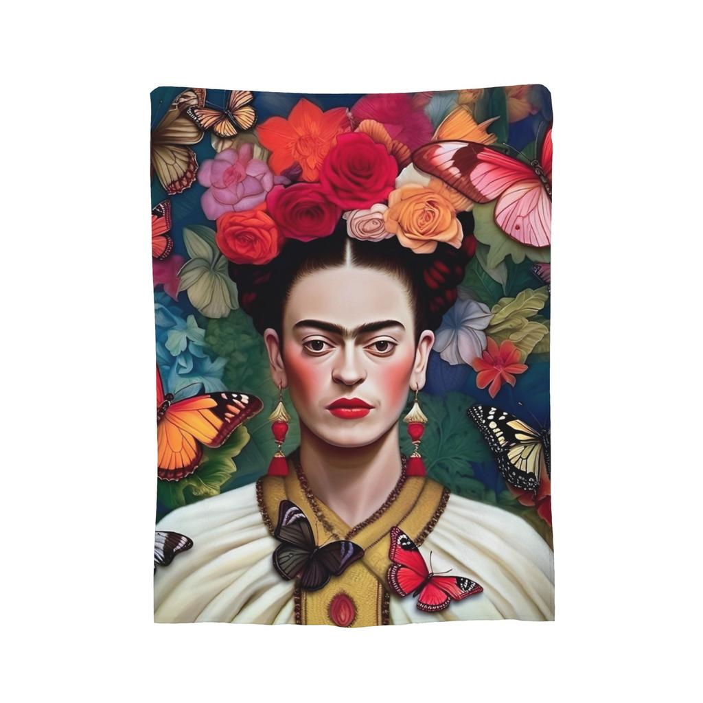 Ф-Фрида К-Кало Флисовый плед Пледы для дивана автомобиля Легкое тонкое одеяло для спальни,