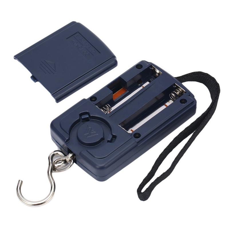 40 кг/10 г Мини цифровые весы для рыболовного багажа, дорожные весы, безмен, подвесные электронные весы для крючков, кухонный инструмент для взвешивания