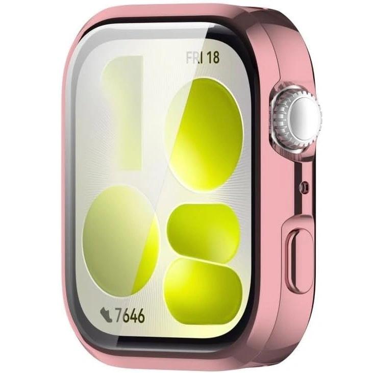 2-in-1 Case with Screen Protector for Huawei Watch Fit 5 Pro, Pink
