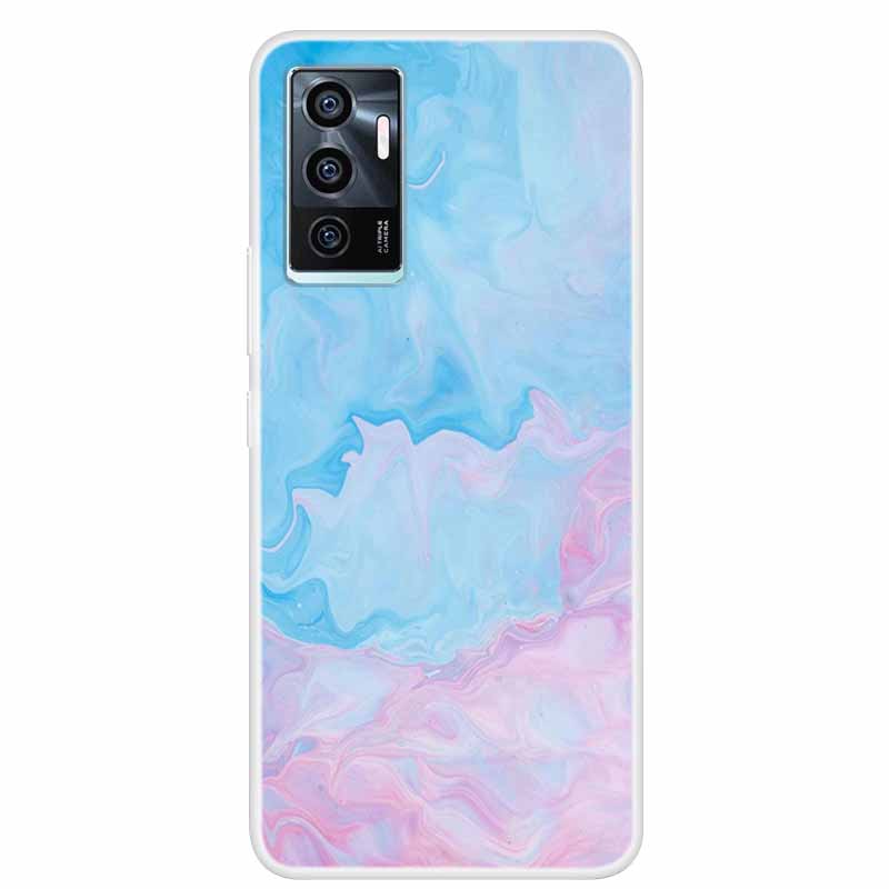 Для vivo V23e V21E 5G 4G Чехлы Прозрачные Мраморные Мягкие ТПУ Силиконовые Задние Крышки для Vivo V21 5G Чехлы Прозрачный Бампер для vivoV21