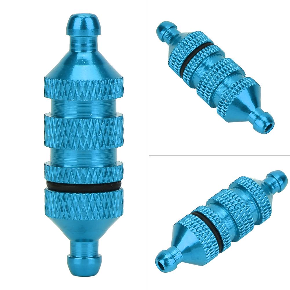 Oil Fuel Filter Engine Model Part for RC 1:8  1:10 Model Car  Aluminium AlloyBlue