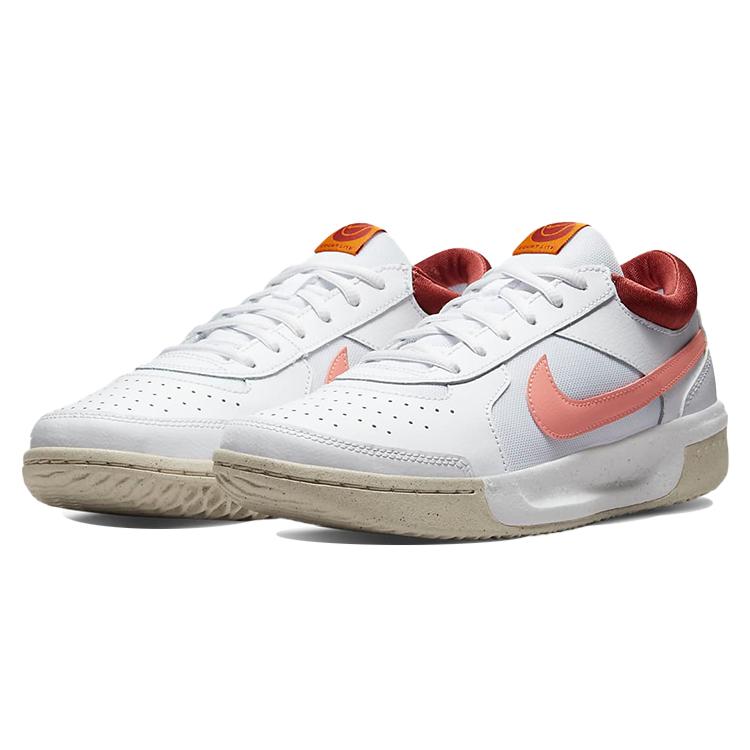 Nike Теннисные кроссовки Zoom Court Lite 3 Low Top Белый/Розовый Женские DH1042-116