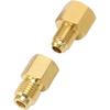 R134a Adapter Fitting Kit Refrigerant Self-Sealing & Puncture Style Can Valve Adapter- AC Freon Self Sealing Tap Fitting with Brass Convert & Core