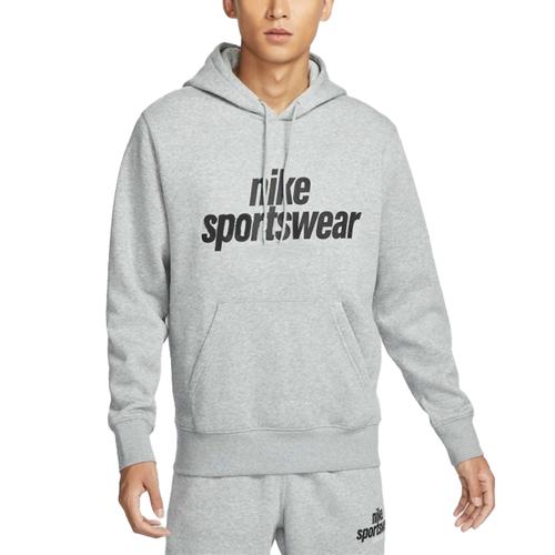 Nike ClubSportswear FW24 Толстовка Мужская Серая HJ2160-063