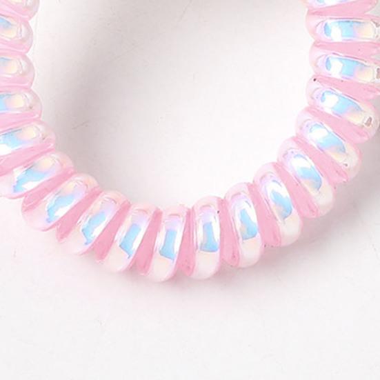 2 шт., женская пластиковая веревка для волос, телефонная проволока, резинка для волос, высокоэластичная резинка для волос, повязка на голову, инструменты для укладки волос