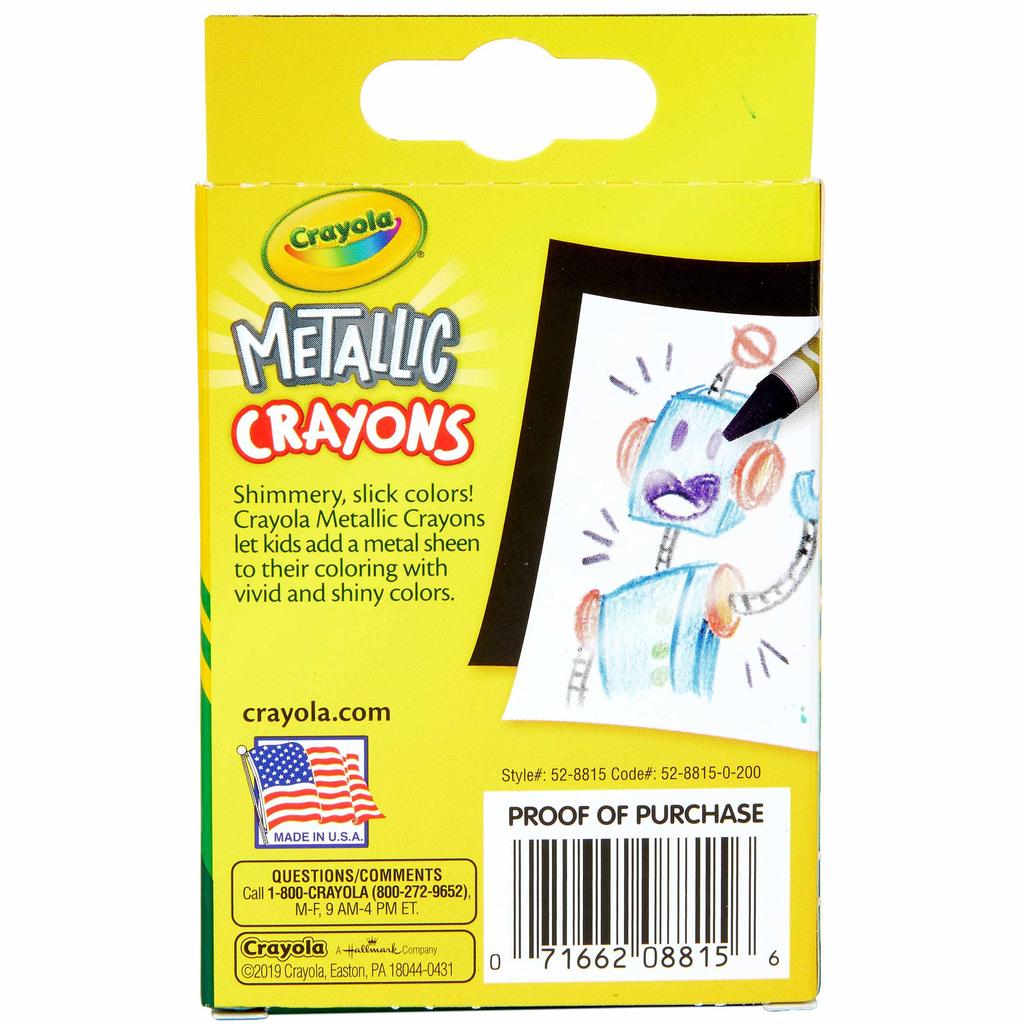 Crayola Металлические 24 цвета мелков,