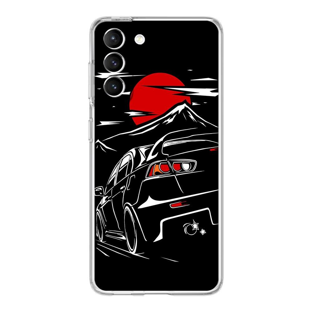 Япония JDM спортивные автомобили мужской мужской чехол для телефона для Samsung Galaxy S22 5G S20 Ultra S21 FE 5G S10E S9 S8 S10 Plus Note 10 прозрачный чехол
