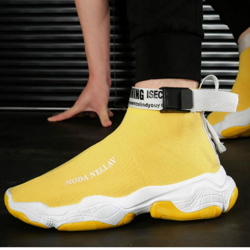 Высокие кроссовки мужские летние корейские версии Wild Socks Shoes молодежные студенческие Tide Shoes мужские