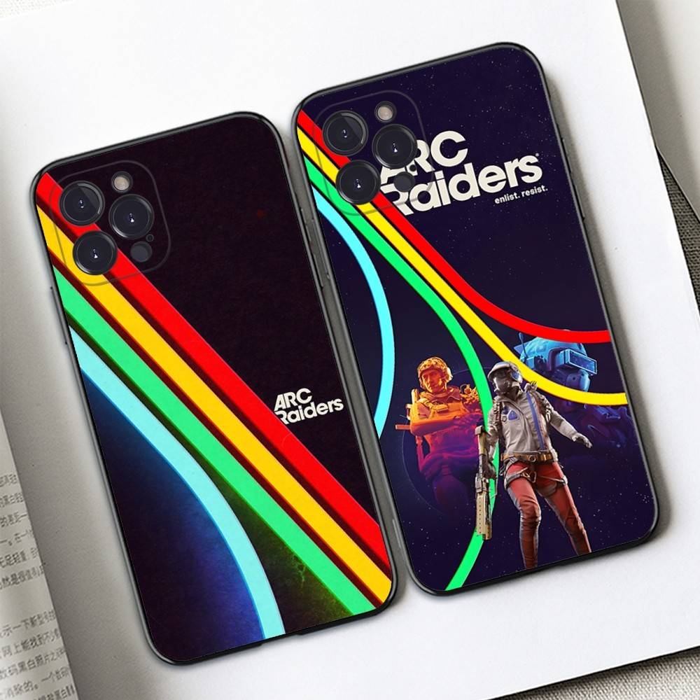 Игровой чехол A-ARC R-Raiders для iPhone 17 16 15 14 13 12 11 Pro Max Plus Черный корпус