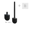Wall Mounted Toilet Brush Set  Flexible Flat Head Toilet Cleaner Brush for WC Bathroom Deep Cleaning Dead Ends and Corners