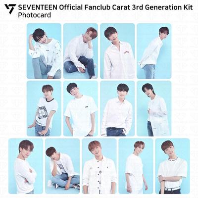 Seventeen Официальный фан-клуб Carat, 3-й срок, ограниченная фотокарточка, фотокарточка KPOP