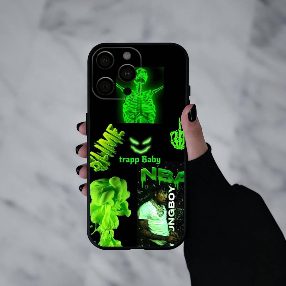 Чехол для телефона YoungBoy Never Broke Again Tour для iPhone 17pro, 16, 15, 14, 13, 12, 11 Plus, Pro Max, XS, Мягкий силиконовый черный чехол