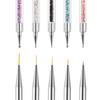 5 Pcs/set Nail  Art  Pen  Set Double-head Point Drilling Pen Drawing Line Pen Nail Art Brush Set