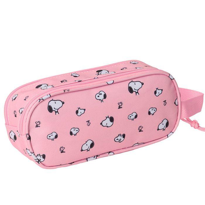 Косметичка Snoopy Розовая 3D 21 СМ - 2 отд.