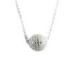 Les Trésors De Lily [L3908] - Silver Necklace 'Sissi' Silver White (rhodium-plated) - 10 Mm