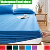 99% Waterproof Cotton Fitted Sheet with Elastic Bands Non Slip Adjustable Mattress Covers for Single Double King Queen Bed 150/180/200cm