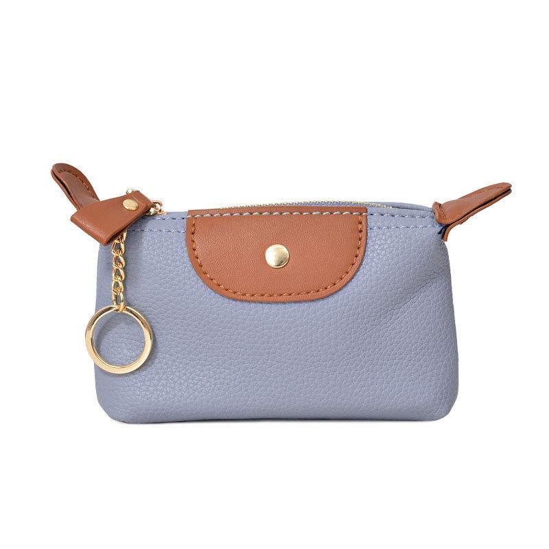 Женский кошелек для монет из мягкой кожи, мини-сумка для хранения монет, большая вместимость