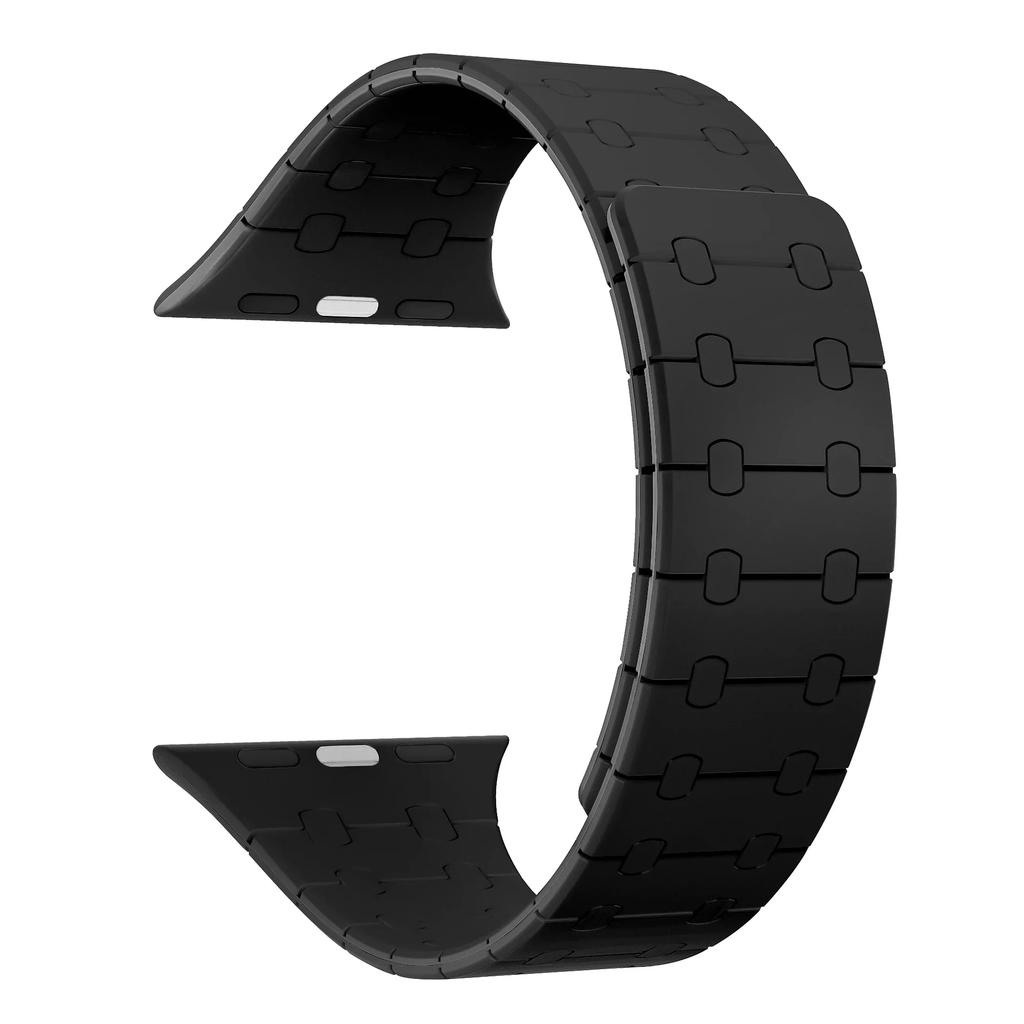 Silicone Magnetic Strap for Apple Watch Band Ultra 2 49mm 44mm 40mm Series 10 46mm 42mm 41mm 45mm Bracelet IWatch 9 8 7 6 SE 5
