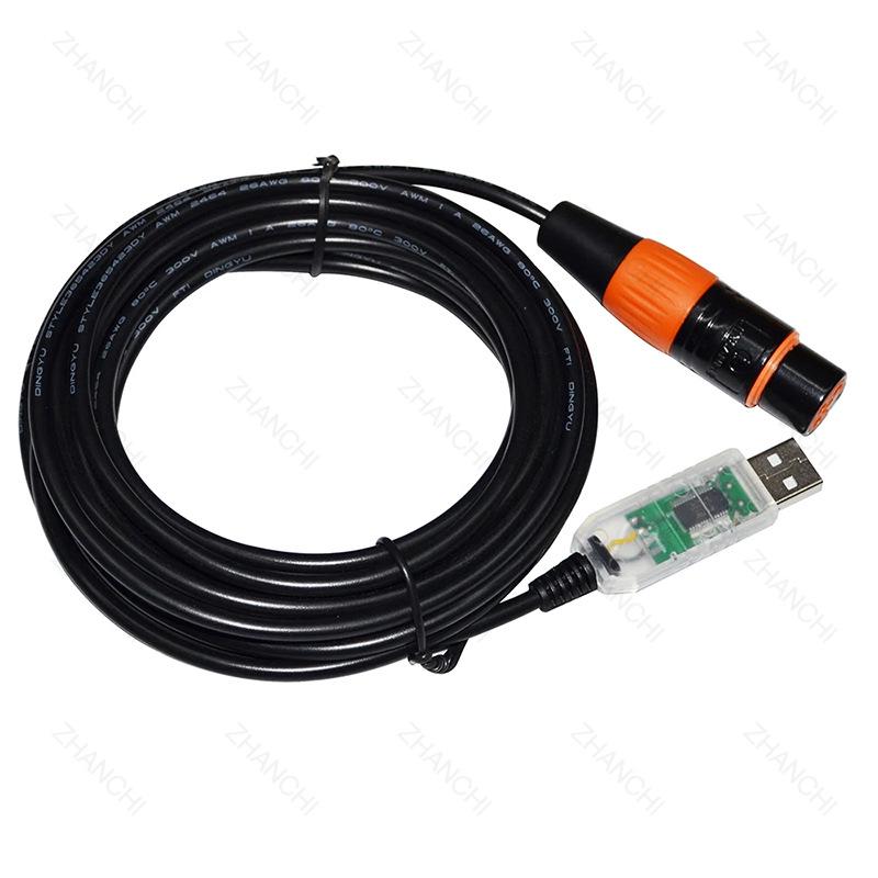 USB-кабель для отладки DMX-консоли RS485 для управления сценическим освещением