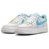 Nike Кроссовки Air Force 1 Low GS Rainbow Stitch для детей Белый Активно-зеленый Опти-желтый FJ4614-100