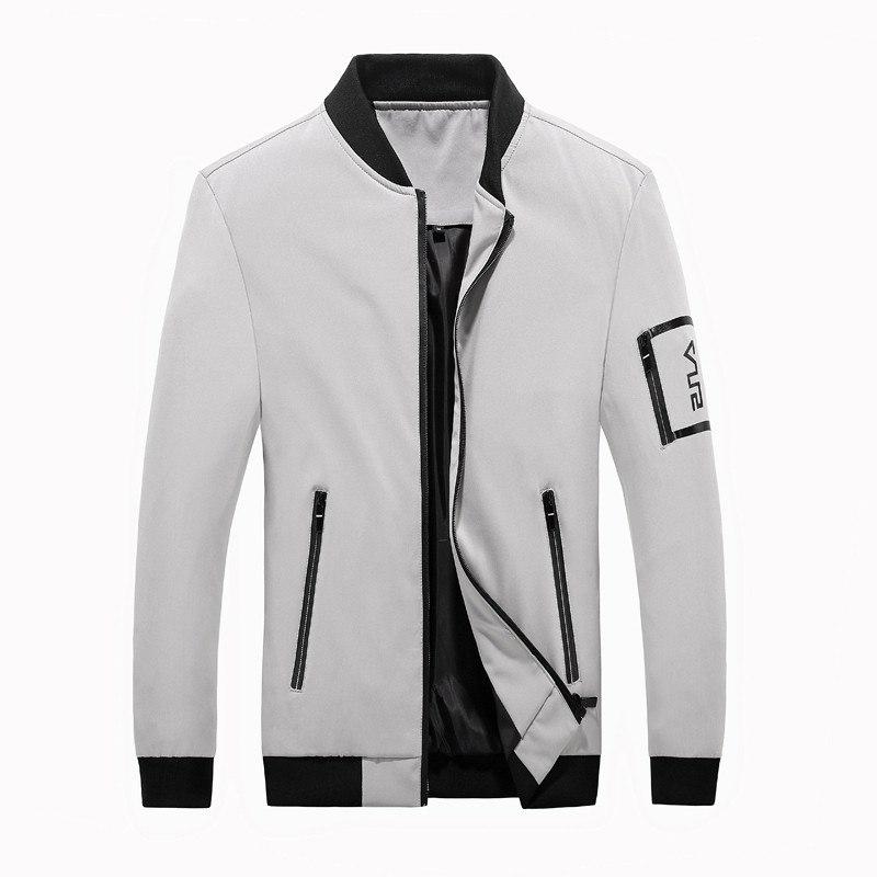 Plus Size 6XL 7XL 8XL Jacket Men's Fashion Spring Jacket Men's Bomber Jacket Casual Outerwear