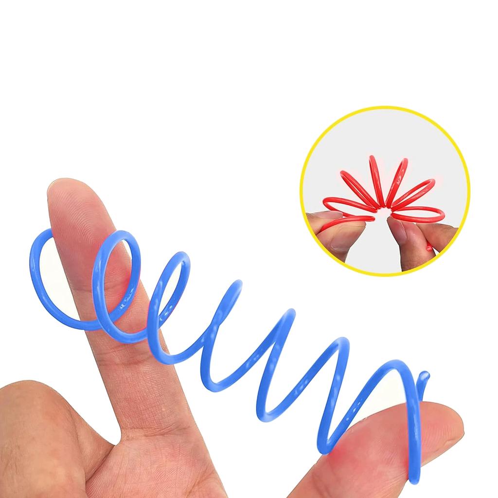 10/20 шт. Спиральная пружина Разноцветная пружина Игрушка для снятия стресса для домашних животных Кошек Взрослых Игрушка для кончиков пальцев