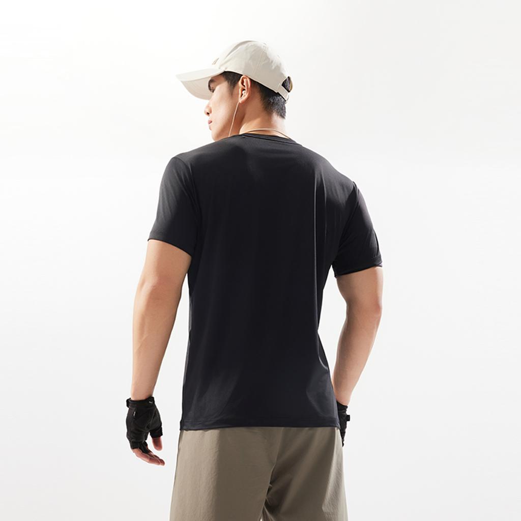 Мужская футболка Li Ning Fitness Series Черная ATSV107-1