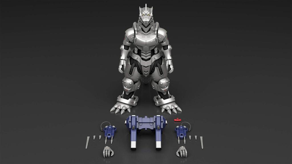 Aoshima Bunka Kyozaisha Godzilla X Mechagodzilla Type 3 Kiryu Height 24cm Plastic Model MFS-3 Approx. Color-coded GO-01