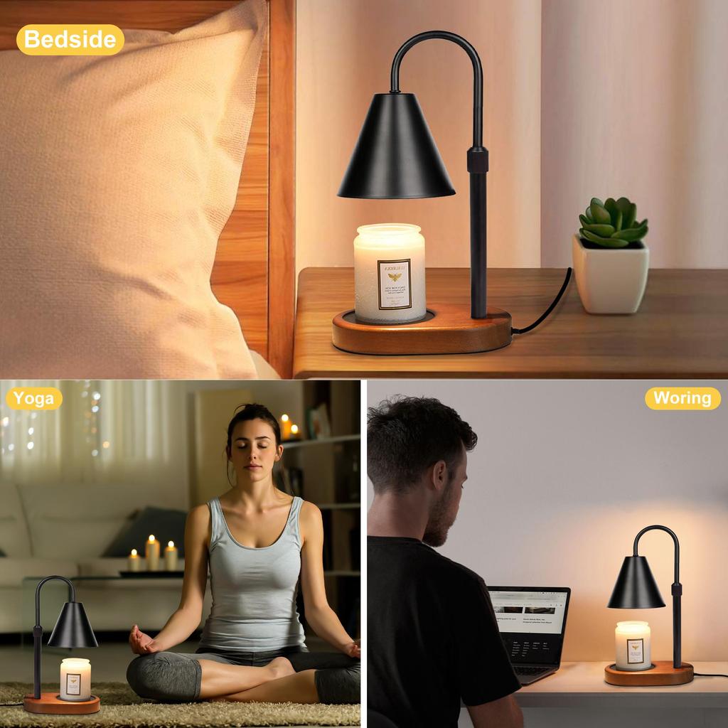 Night Light – OWOSALD – Black, Adjustable Height, 110V/220V – ANL-BK01