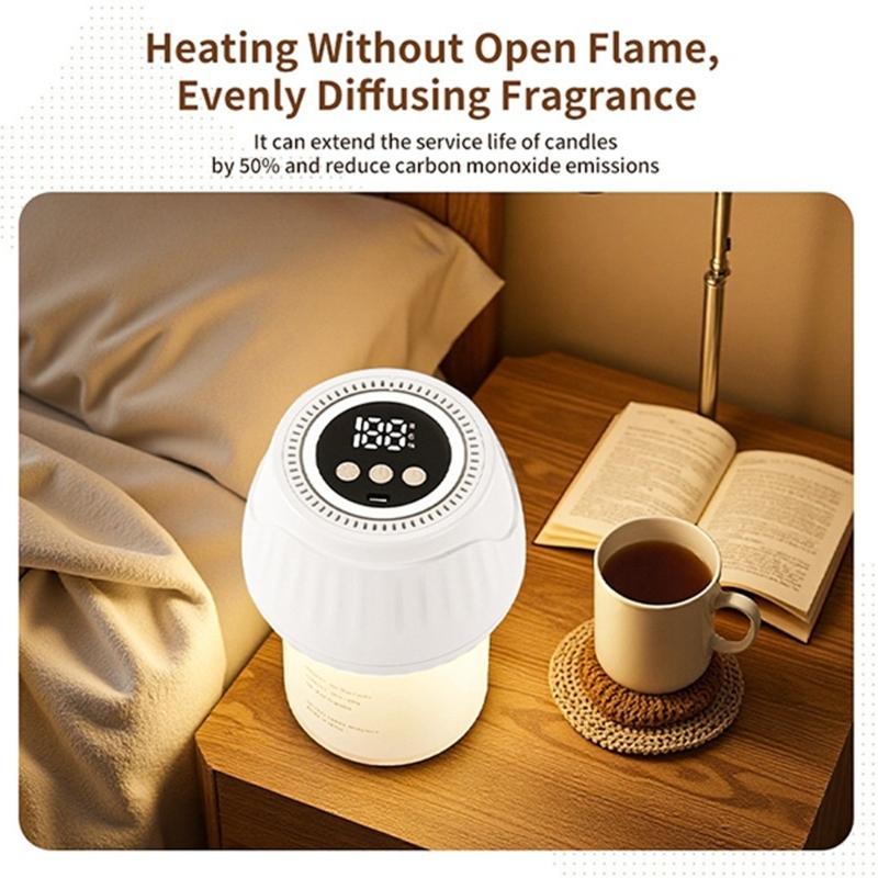 Plastic Flameless Fragrances Diffuser Light Wax Warmer Light for Mood Setting and Relaxation with 10 Hour Runtimes