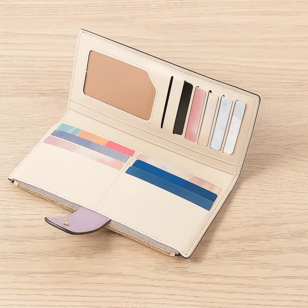 Водонепроницаемый кошелек для денег, сумка, ручной кошелек для чеков и кредитных карт, простой длинный складной кошелек, мужской