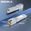Модуль Sodola 10GBase-T SFP+, 10G Медь, Многоскоростной Оптический Трансивер 1/2.5/5/10G, Совместим с Cisco SFP-10G-T-S, TP-Link, Netgear, Ubiquiti UF