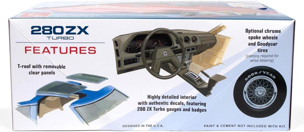 Platz AMT Datsun 28ZX Turbo пластиковая крыша модель AMT1372 1/25 T-образный брус