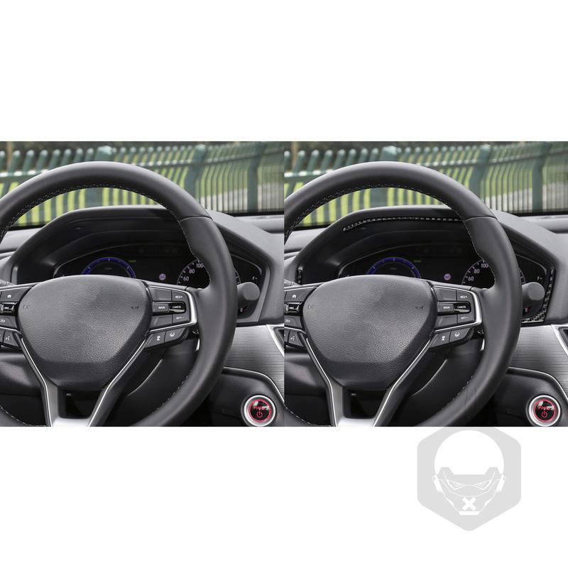 Real Carbon Fiber Car Accessories Speedometer Strip Decorative Cover Soft Sticker For Honda Accord 10th Gen 2018