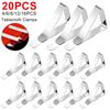 4-20PCS Stainless Steel Tablecloth Clamps Table Cloth Clips Holder for Party Wedding Promenade Picnic Table Cover Clamps Decor