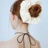 Mellotory Cloud Shirring Scrunchie (ivory)