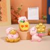 Cute Blessing Pig Statue Fortune New Year Pig Figurine Lucky Pig Figurine Office Desktop Decor