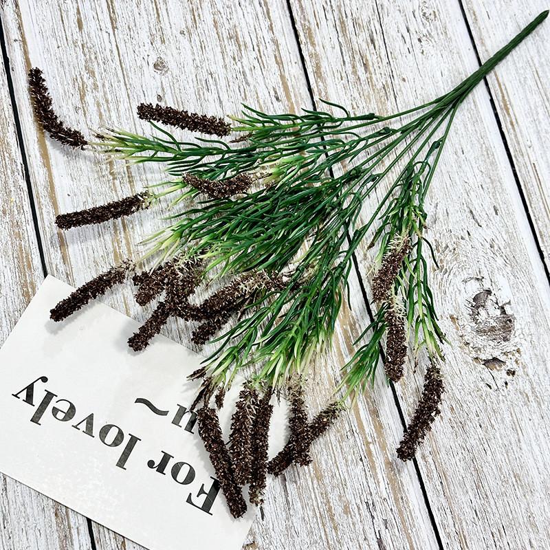 Simulated Bouquet Lavender Artificial Plastic Artificial Flower For Decor Indoor