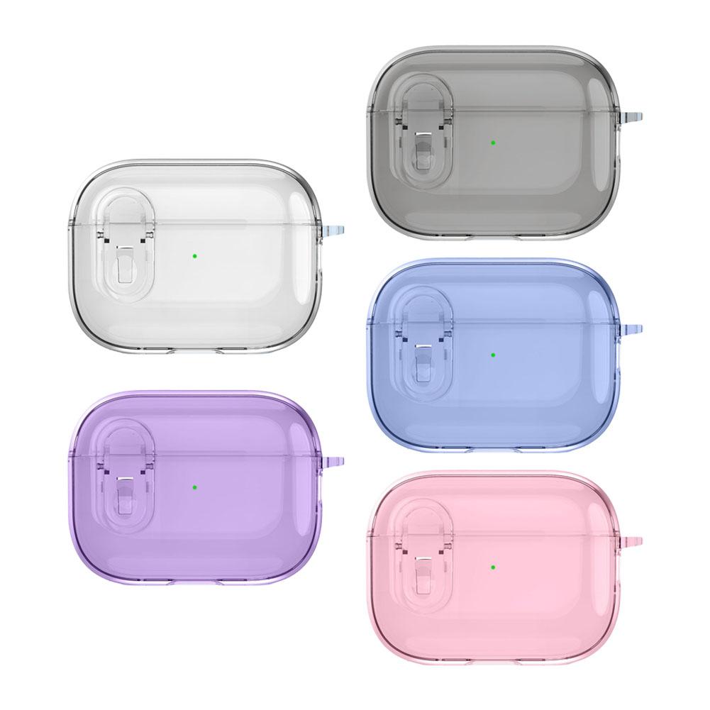 For Airpods4 Generation For Apple Ear Shell Simple Buckle Case Anti-fall Transparent 4 Protecti O7K1
