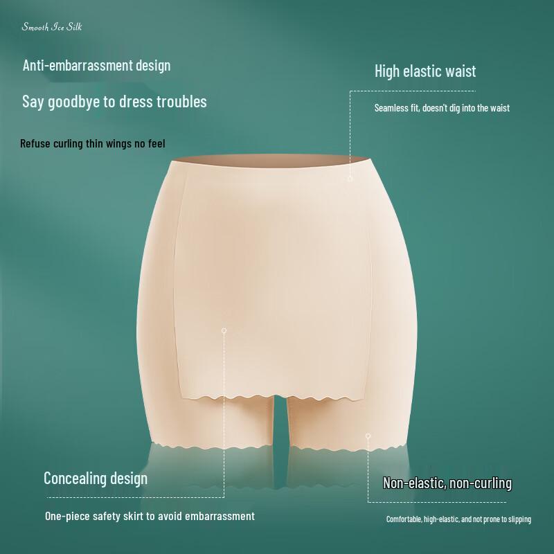Women's Modal Ice Silk Anti-Exposure Safety Shorts