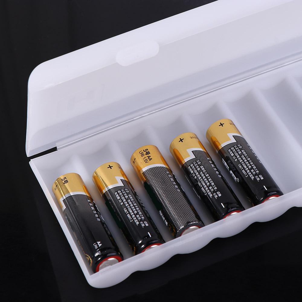 PP Белый 18650 Батарея 10X18650 Органайзер Коробка для хранения Держатель батареи Крышка Жесткий чехол