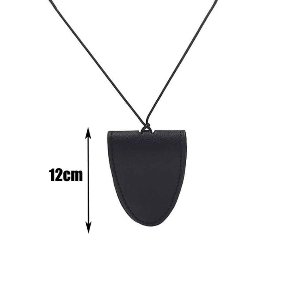 Leather Sunglasses Clip Storage Hanging Rope Hanging Neck Pouch Eyeglasses Storage Bag Pendant