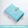 Customized A3 Hardcover Leather Bound Notebook with Logo Buckle 100 Sheets Thermal Binding for Office Business Meetings Record