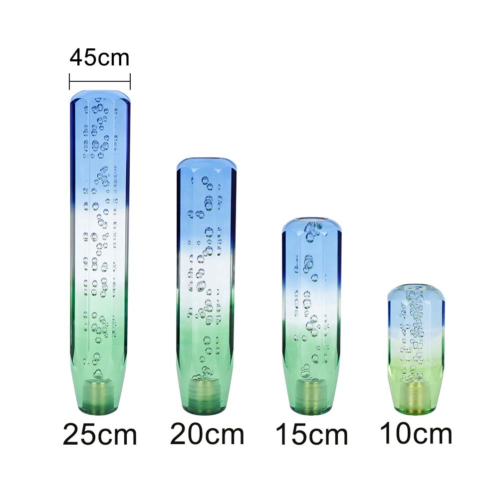 Gear Shifter Head Universal Crystal Transparent Shift Handle Car Manual Shift Knob Manual Transmission