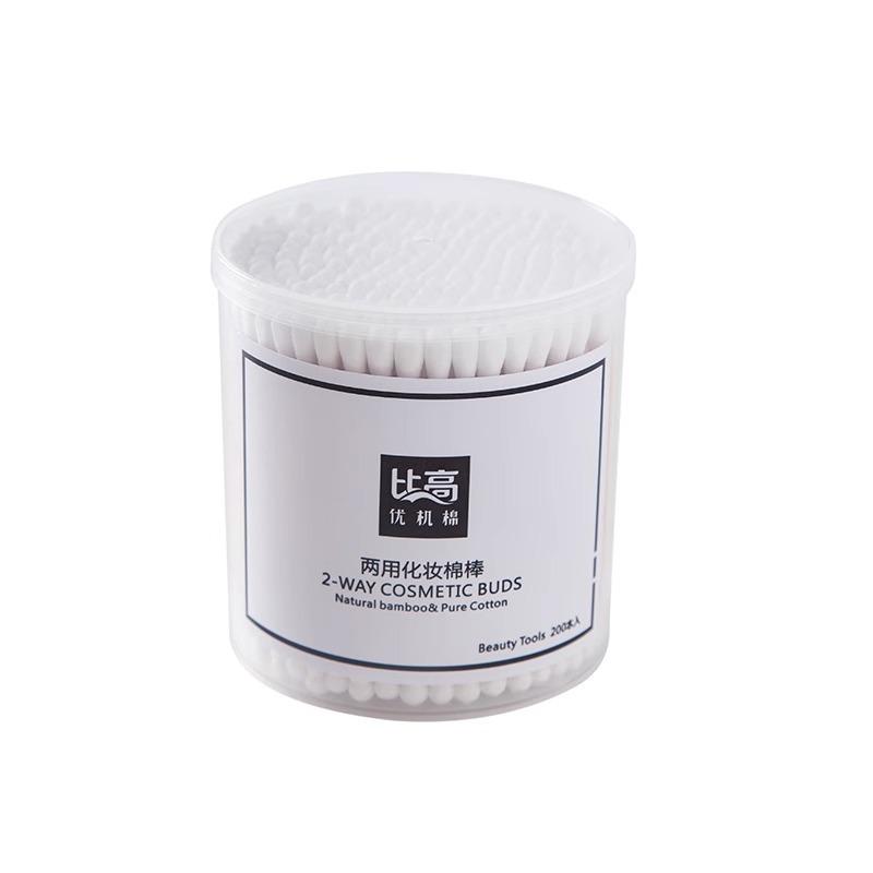 Двусторонние ватные палочки для одноразовой дезинфекции при снятии макияжа