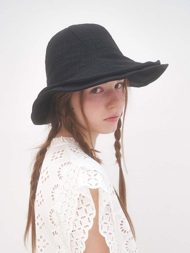 Beulaunhaes Poiret Double Brim Hat - Black