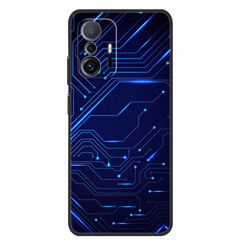 Чехол для Xiaomi 11T Pro Животные Защитный Мягкий Силиконовый Чехол для Телефона для Xiaomi Mi 11T Pro 5G Ударопрочный Mi11T Волк Чехол