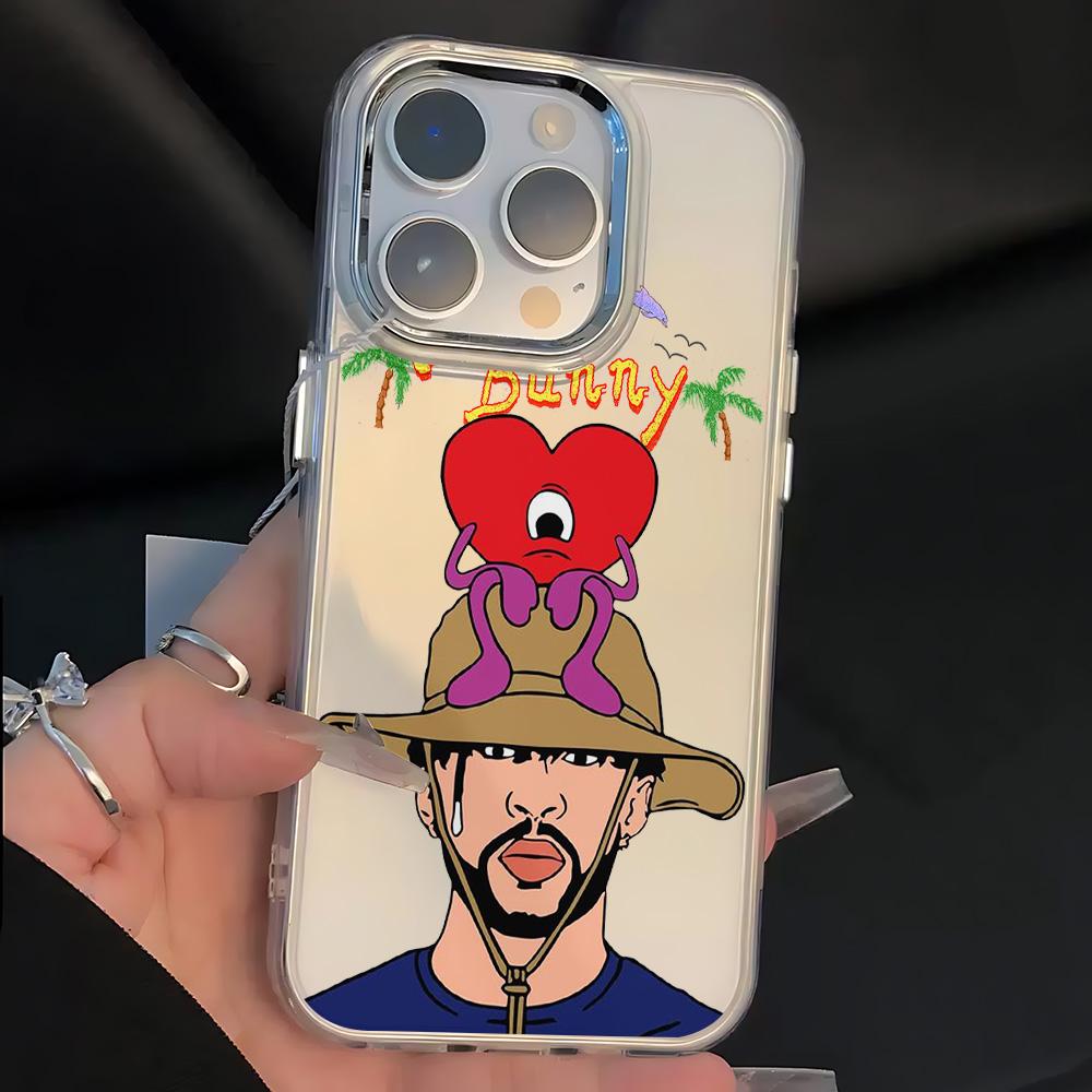 New B-Bad Bunnys X 100pre Bunny Logo Phone Case For Xiaomi Mi 15 14T 14 12T 11T 11 Lite Poco X7 X6 F5 F6 X5 GT Pro 4G 5G Cover